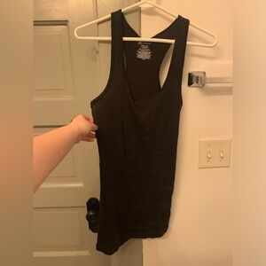 Black tank top